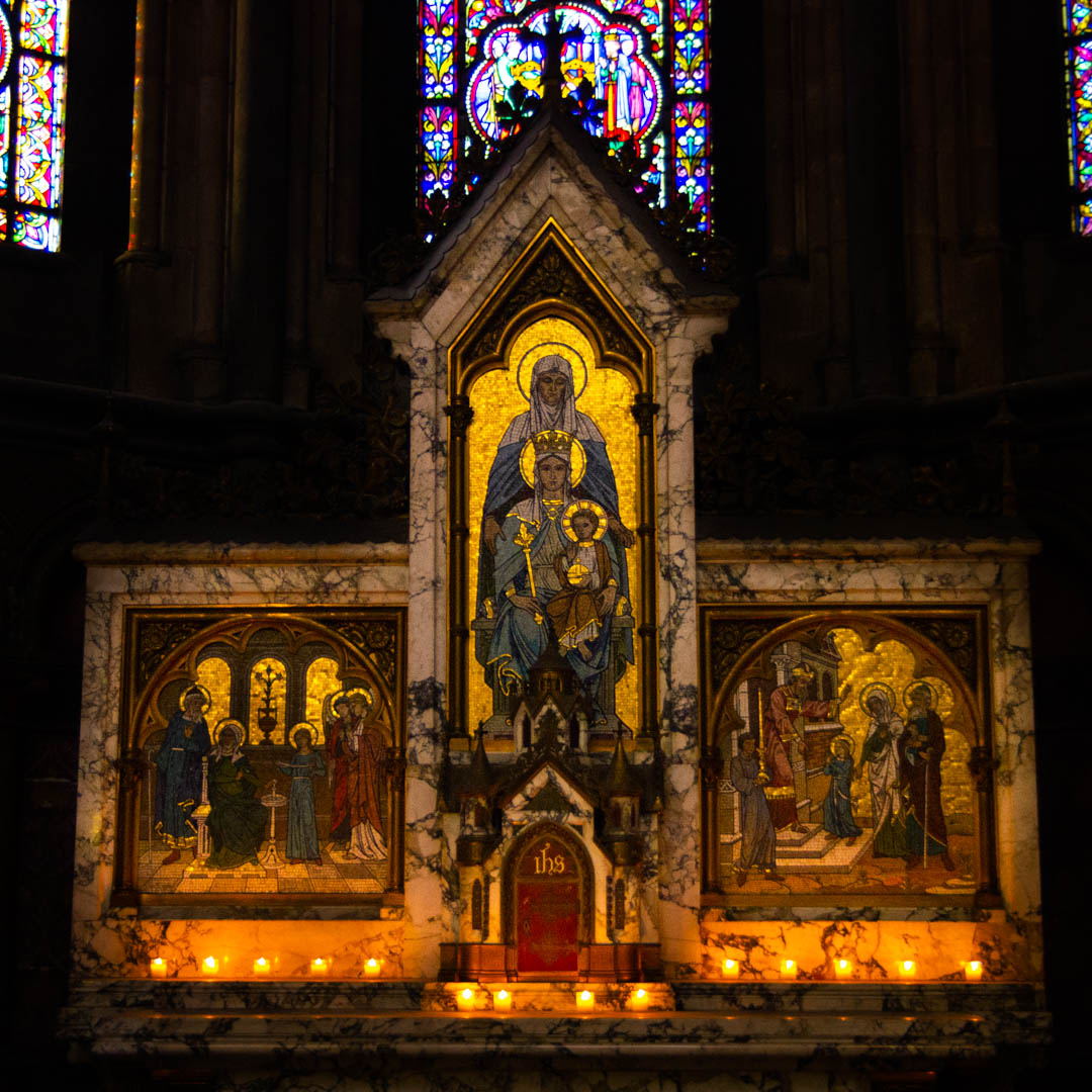 chapelle sainte anne nuit des cathedrales cathedrale notre dame de la treille lille
