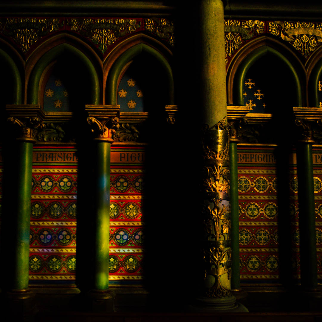 peintures murales chapelle absidiale cathédrale notre dame de la treille lille 4411