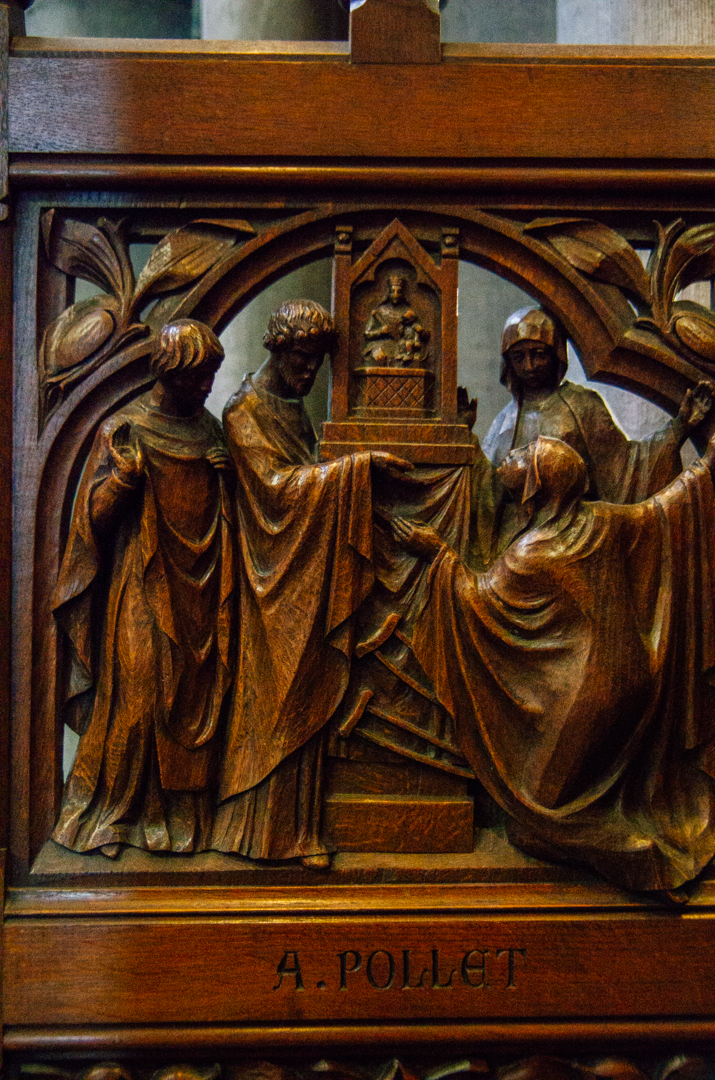 stalles miracles cathédrale notre dame de la treille lille 93