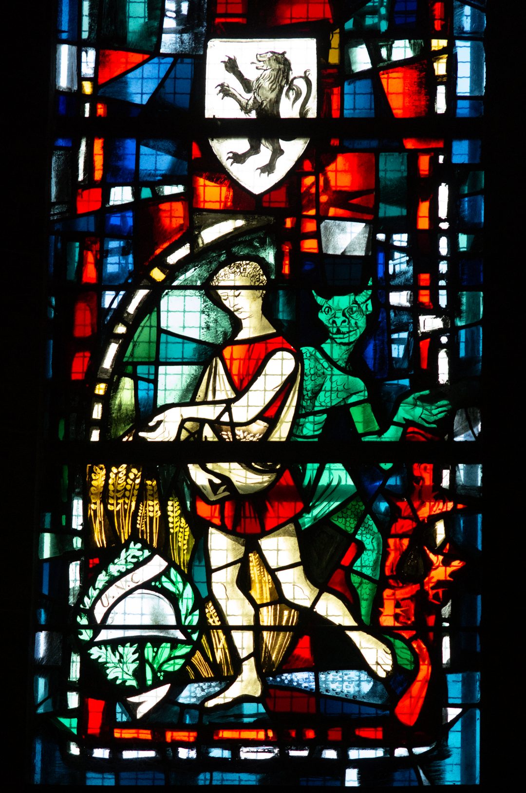 vitrail cathédrale notre dame de la treille lille P2621
