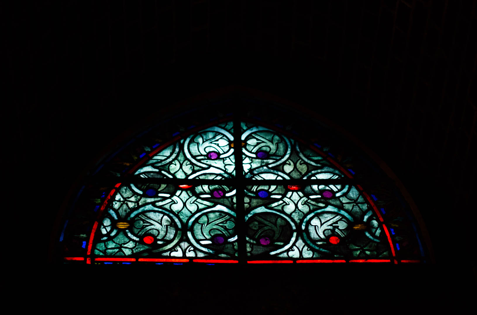 vitraux crype néo gothique cathédrale notre dame de la treille lille 6209
